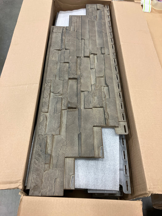 Novik NovikStone DS - Dry Stack Stone in Flint (25.18 Square Feet / Box)