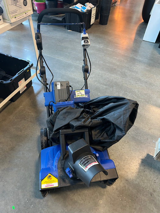Cordless Electric Snow Thrower (used)