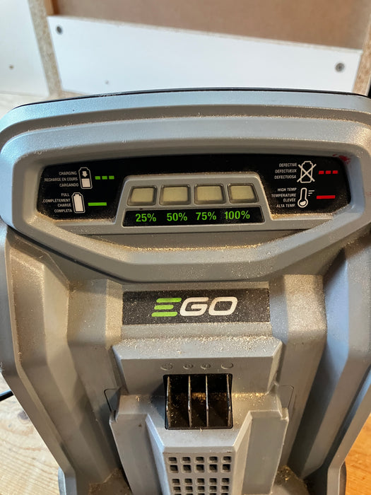 EGO POWER+ 56-Volt Lithium Ion 550 W Fast Charger with Integrated Charge Indicator Lights (USED)