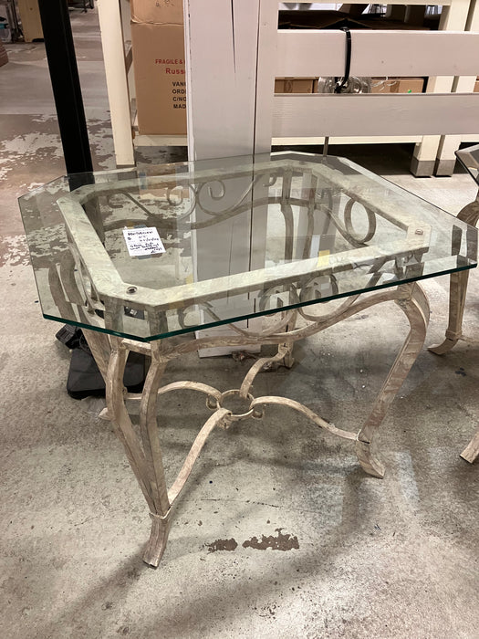 Small Glass-Top Table