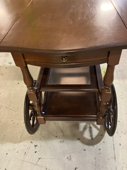 Drop Leaf Tea Cart