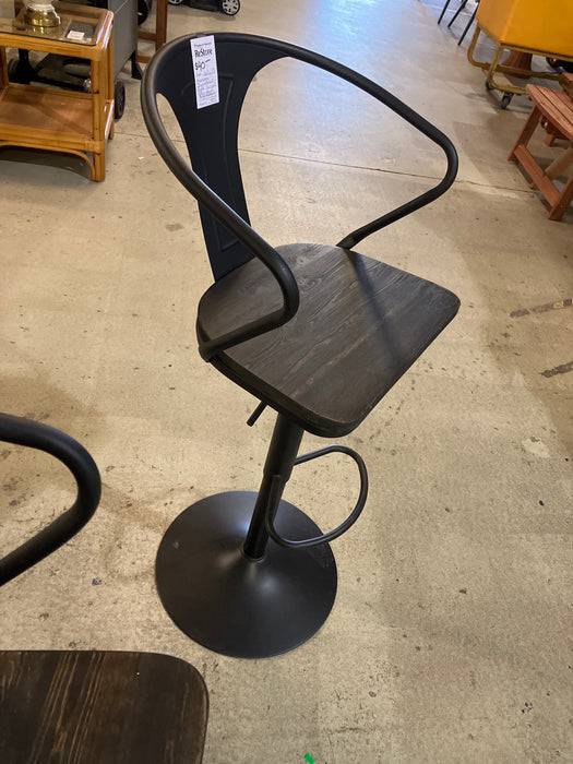 Industrial - style swivel bar Stool (used)
