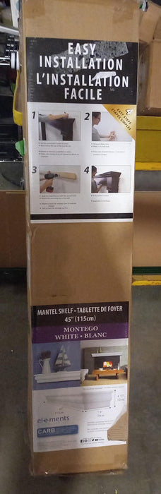 Elements Montego 45" MDF/Painted Mantel (New)