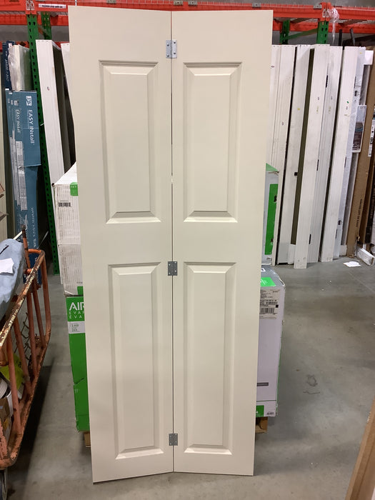 Masonite 30-inch x 80-inch Primed 2 Panel Hollow Core Smooth Interior Bi-fold Door (New)