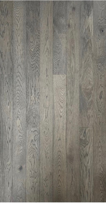 Goodfellow NC Wirebrushed Rumba Oak 3/4-in T x 5-in W x Varying Length Engineered Flooring (25.56 sqft/case)