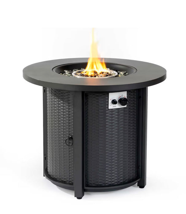 Paramount Eclipse Steel Fire Pit Table, 30IN (new, as is dented)