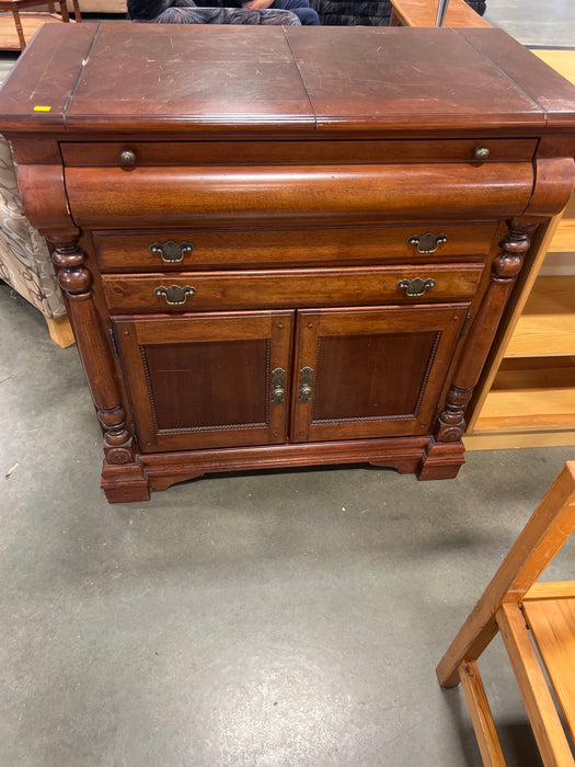 Antique Style Buffet/Bar Cabinet (Used)