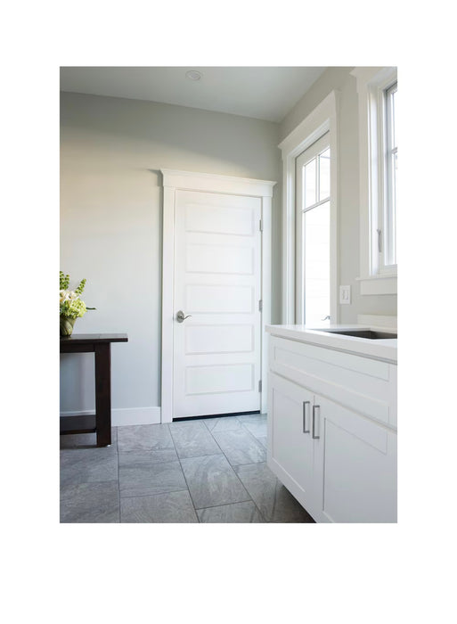 JELD-WEN Conmore 30-inch x 80-inch x 4 9/16-inch (5-Panel) Primed Hollow Core (new)