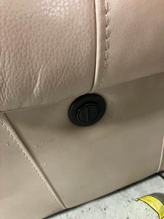 Beige Recliner Loveseat