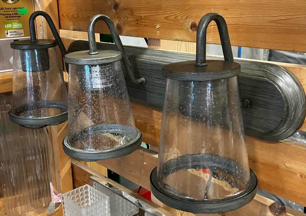 Designers Fountain 3-Light Weathered-iron Incandescent Bath Light (New)