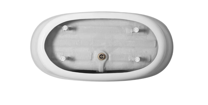 Ove Decors Riley 60" Freestanding Tub in White (new)