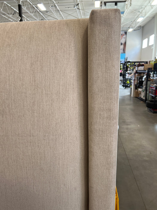 Beige Queen Upholstered Headboard