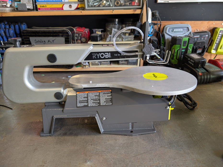 RYOBI 1.2 Amp 16-Inch Corded Scroll Saw (new)