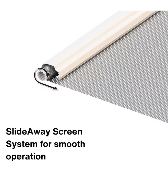 Andersen LuminAire 32-inch to 36-inch W x 80-inch H Black Retractable Screen for Single Entry Door (new)