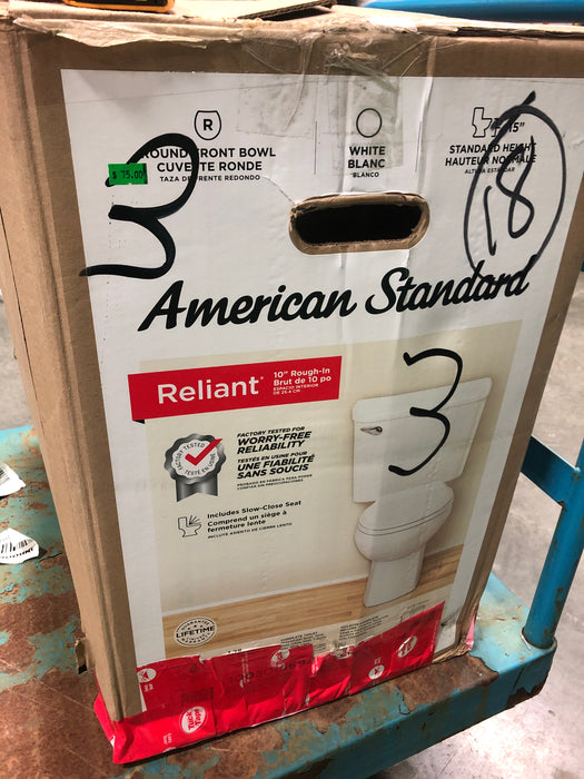 American Standard Reliant 10” 4.8L (no tank lid) (new)