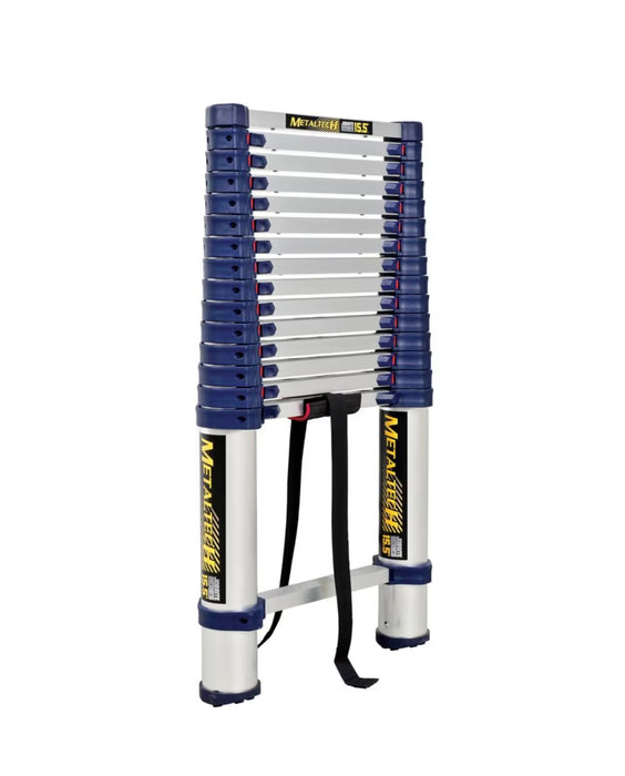 Metaltech 15.5 feet. Telescopic ladder (new)
