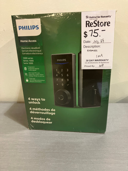 Philips 1000 Series Fingerprint Touchscreen Electronic deadbolt