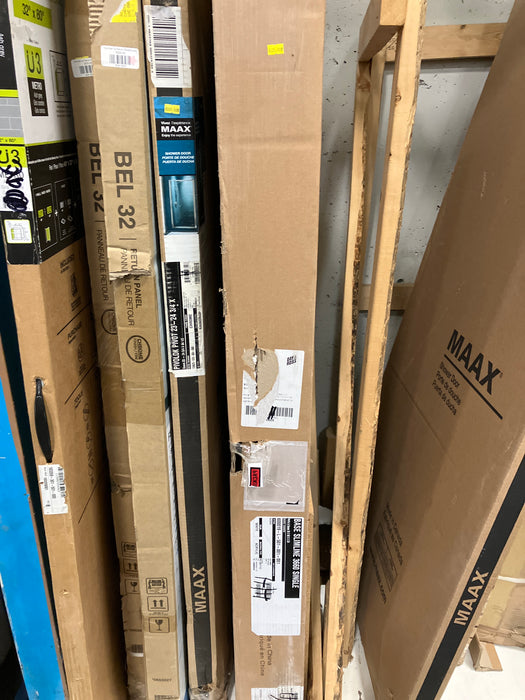 DreamLine SlimLine 60L x 36W x 2.75H in. Acrylic Alcove Shower Base Pan in White, Left Drain with SlipGrip Slip-Resistant Technology (new)