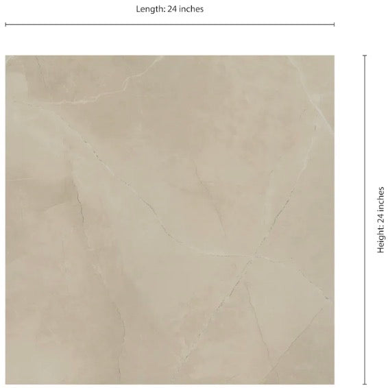 MSI Stone ULC Sande Cream 24-inch x 24-inch Glazed Porcelain Floor and Wall Tile (16 sq. ft. / case) (new)
