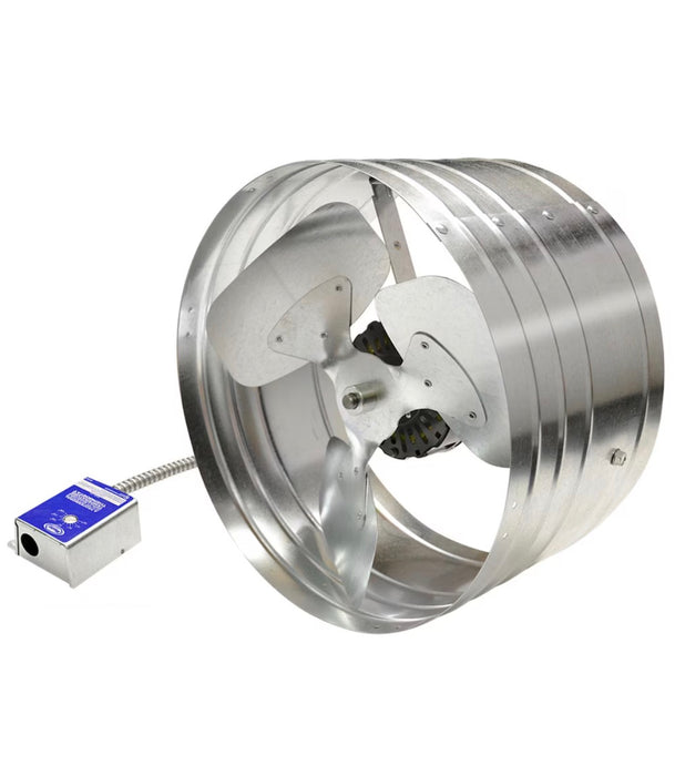 GAF Master Flow 1450 CFM Galvanized Electric Powered Gable Mount Fan in Mill (new)