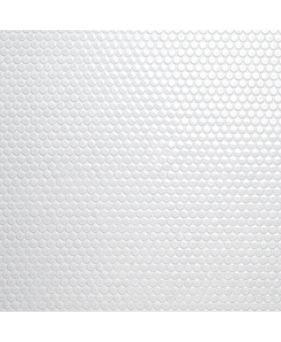 MSI Stone ULC Blanco Penny Round 11.5 in. x 12.63 in. x 6 mm Porcelain Mesh-Mounted Mosaic Tile  (new)