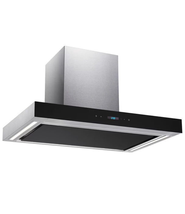 Vissani 30 inch 420CFM Convertible T-Shape Wall Mounted Range Hood with 3 Speed Setting and Touch Control in Stainless Steel (new)