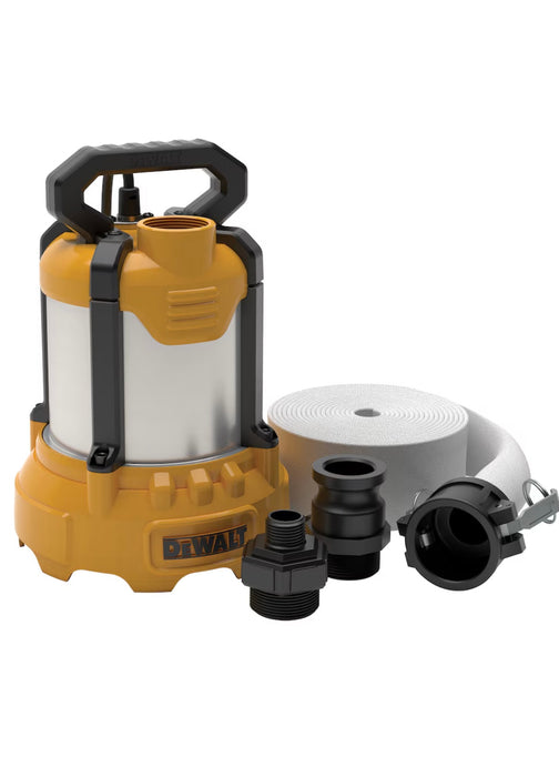 DEWALT 1/3 HP Submersible Multi-Purpose Utility Pump and Hose Kit (New)