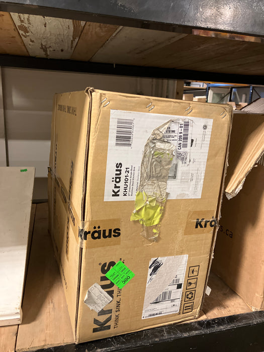 Kraus Standart PRO Undermount Stainless Steel 21 inch Single Bowl Kitchen Sink (New)