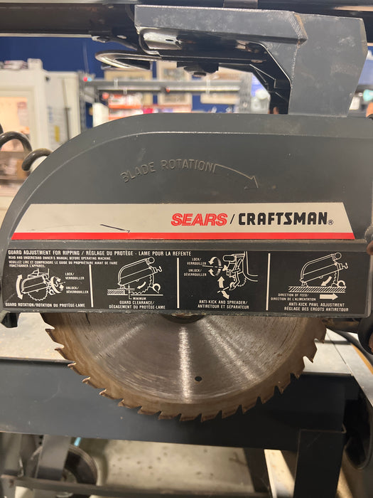 Craftsman 10” Radial Saw