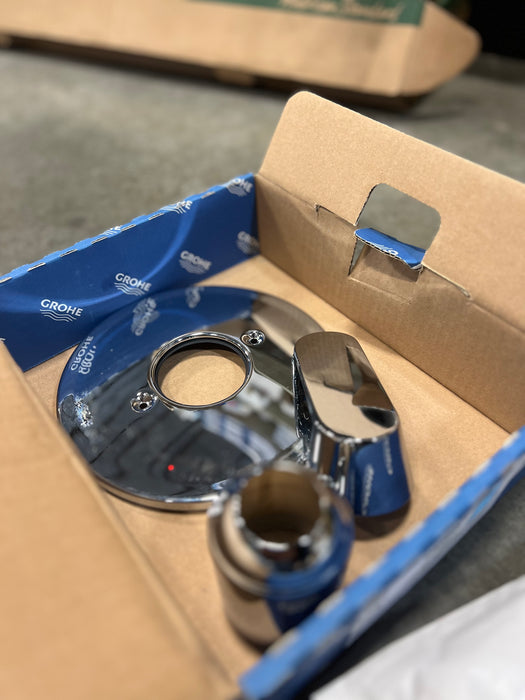Chrome 1-Handle Valve Trim Kit