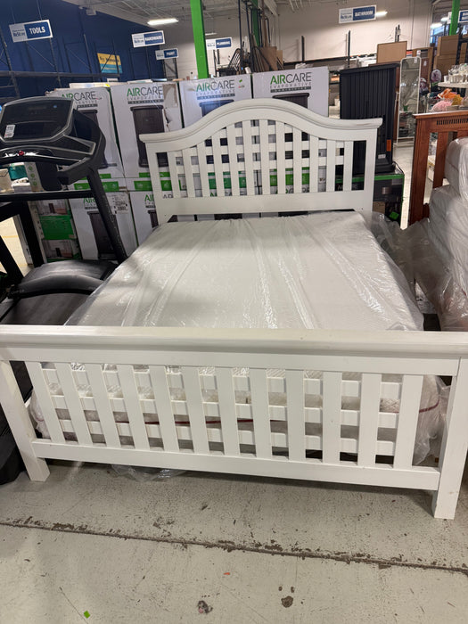 White Queen Bed Frame