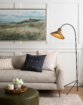 Johanson Woven Floor Lamp (new)