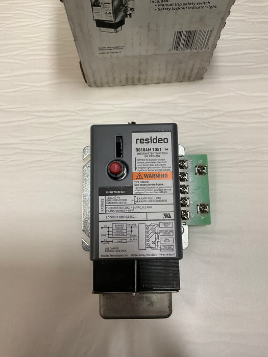 Resideo R8184M1051 Relay Oil Burner Control