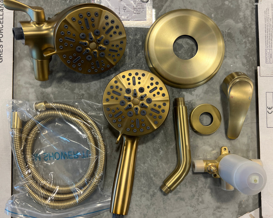 Gold Tone Bathroom Shower Faucet (new)