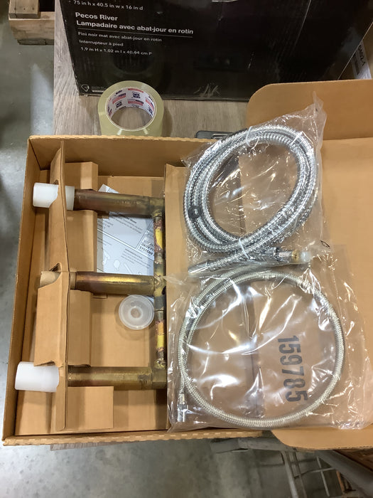 MOEN 2-Handle 4-Hole Roman Tub Fixed Rough-In Valve with Shower Diverter - 1/2-inch CC Connection (new)