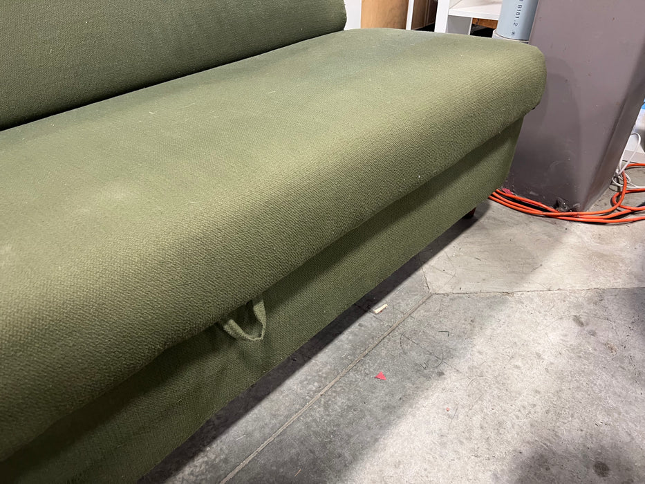 Midcentury Style Olive Green Sleeper Sofa (used)