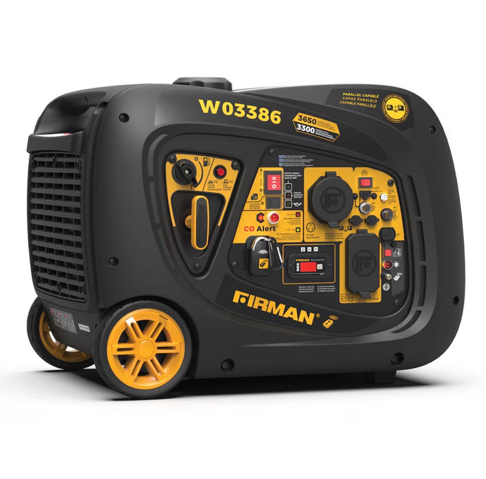 FIRMAN 3650/3300 Watt Remote Start Inverter Portable Generator CARB and cETL Certified