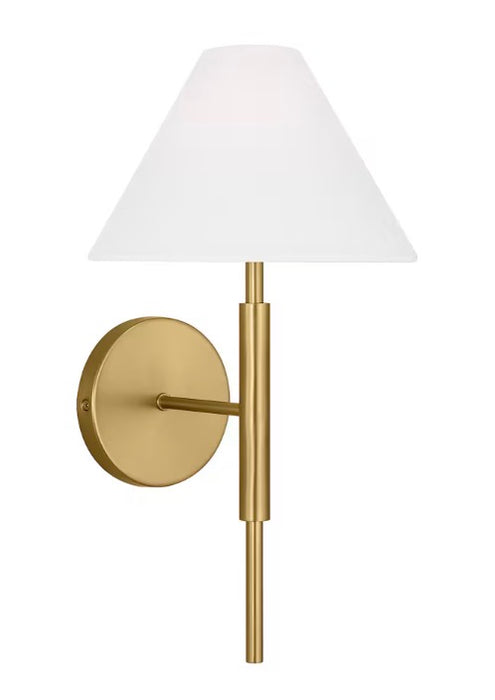 Scott Living Porteau 1-Light 60 Watt - Satin Brass Wall Bath Sconce