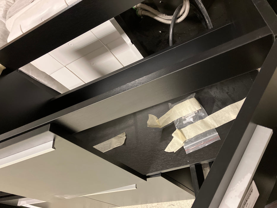 Black cabinet base