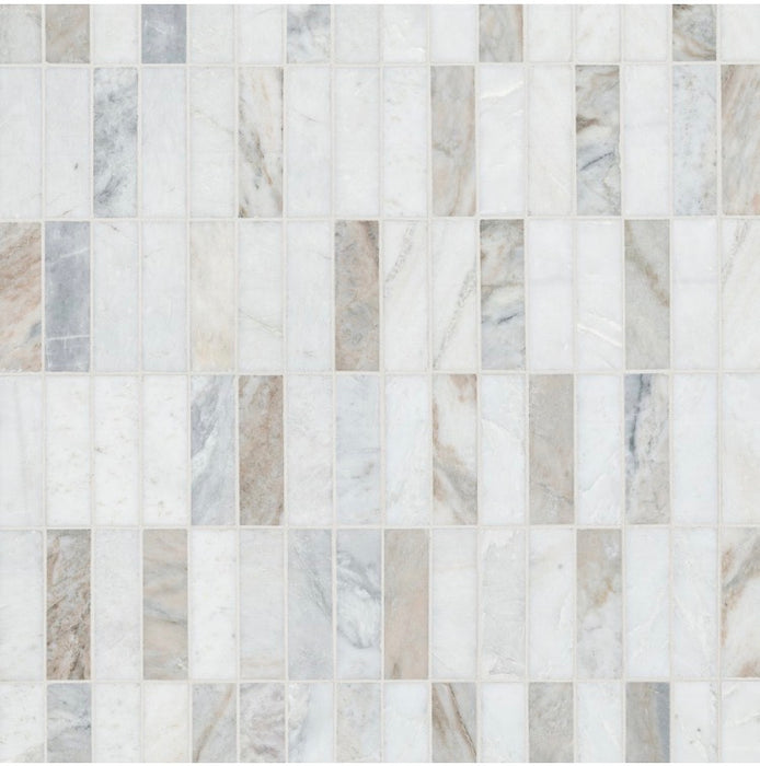 MSI Stone ULC Aurea Gold 11.26-inch x 12-inch x 6mm Honed Marble Mosaic Wall Tile (0.94 sq. ft./Each) (New)