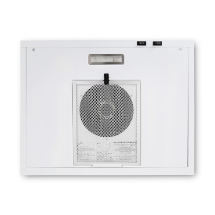 Aria 24 in. Under Cabinet Range Hood 180 CFM Max Airflow, 2 Fan Speeds, LED, Ducted/Ductless - White (New)