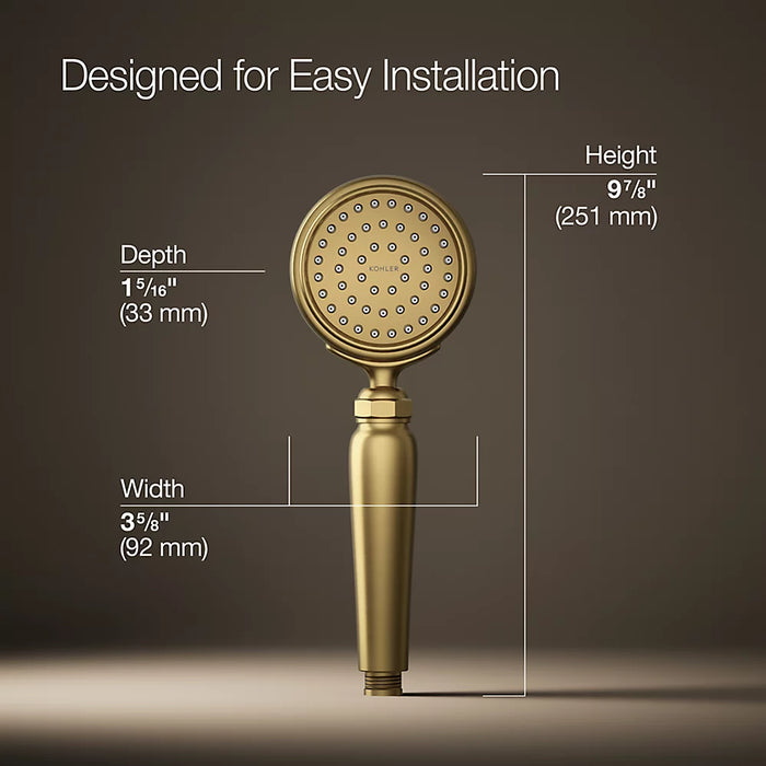 KOHLER Artifacts Faucet, Vibrant Brushed Moderne Brass (New)