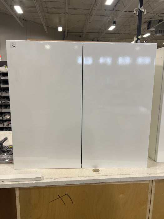 Glossy-White Kitchen Cabinets (sold by the piece)