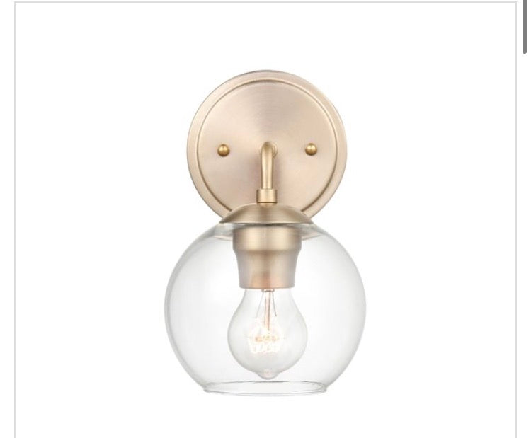 Millennium Lighting 1-Light Gold Modern/Contemporary Vanity Light