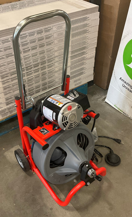 RIDGID K-400 Drain Cleaning Machine with 1/2 in. x 75 ft. Cable