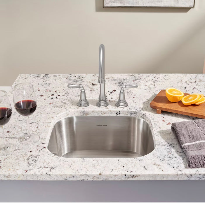 American Standard Portsmouth 18L x 16W-inch Single Bowl Stainless Steel Undermount Kitchen Sink (Strainer Included) (new)
