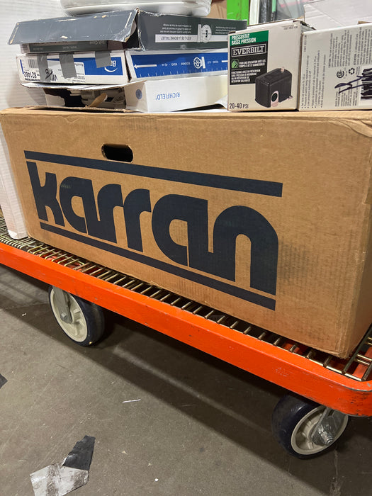 Karran 33" Top Mount Double Equal Bowl Stainless Steel Kitchen Sink Kit (new)