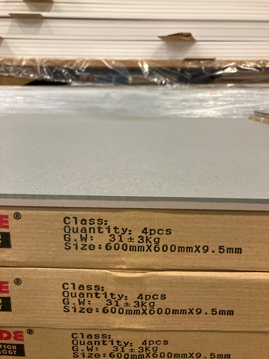 BODE Grey Ceramic Tile 600mm X 600mm (70sqft/box)