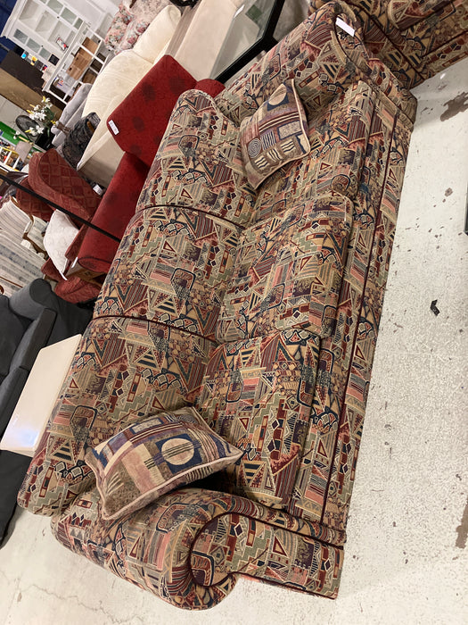 Geometric pattern Couch (used)