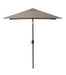 Corliving 9ft Square Sand Grey Tilting Patio Umbrella (New)